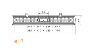 Lieferung in Standardfarbe RAL 9016 Verkehrsweiß
