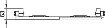 Kermi Kompaktheizkörper therm-x2 Plan (PK0) Typ 10 Bauhöhe 605mm