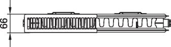 Kermi Kompaktheizkörper therm-x2 Plan (PK0) Typ 12 Bauhöhe 305mm