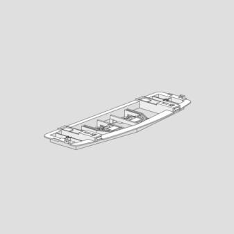 SANIT Montagerahmen Betätigung von obenkomplett
