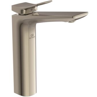 Ideal Standard Check Waschtischarmatur mit verlängertem Sockel ohne Ablaufgarnitur Silver Storm