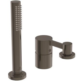 Ideal Standard Joy 3-Loch Wannenrandarmatur (ohne Auslauf) mit ausziehbarer Stabhandbrause und