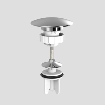 SANIT Push open Kartusche für NEO FLUX Messing verchromt