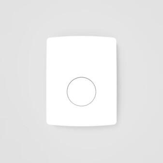 Sanit Urinal Betätigungsplatte Handauslösung weiss