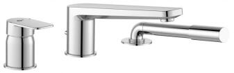 Ideal Standard Tonic II 3-Loch-Badearmatur mit Wanneneinlauf und Handbrause