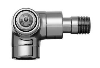 Kermi Winkel-Eckventil Linksanschluss verchromt