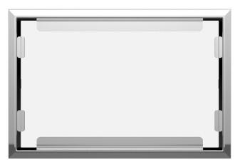 SANIT Metallrahmen für Betätigungsplatte SWING