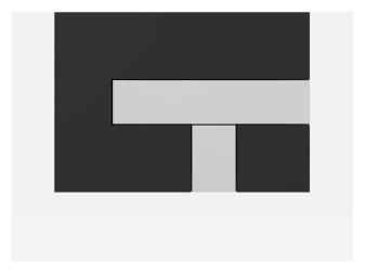 SANIT Betätigungsplatte LOS Grundplatte schwarz, Tastenpaar chrom hochglanz