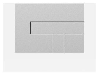 SANIT Betätigungsplatte LOS mattchrom