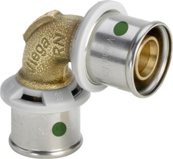 VIEGA Winkelkupplung 32mm, Rotguss