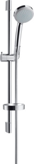Hansgrohe Croma 100 Brauseset Vario mit Brausestange 65 cm und Seifenschale