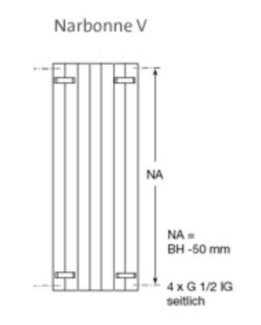 Purmo Narbonne V Dekorativ Heizkörper Typ 11 Bauhöhe 1200mm