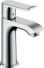 Hansgrohe Metris Einhebel-Waschtischmischer 100 für Handwaschbecken mit Zugstangen-Ablaufgarnitur