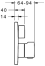 HANSAHOME Fertigmontageset mit Funktionseinheit Brause-Thermostat-Batterie, DN 15 (G 1/2)
