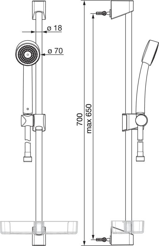 HANSA Wandst.garnitur HANSABASICJET 4478