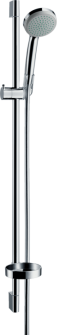 Hansgrohe Croma 100 Brauseset Mono mit Brausestange 90 cm und Seifenschale