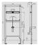 SANIT Urinal -Element INEO für Aufputz - Druckspüler BH 1120mm