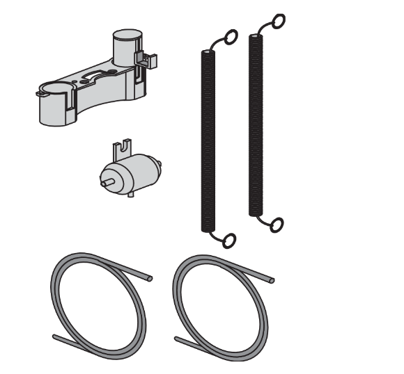SANIT WC- Pneumatikeinheit für bauseitige Stützklappgriffe