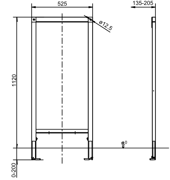 SANIT Leer- Element INEO Linnum 1120/525