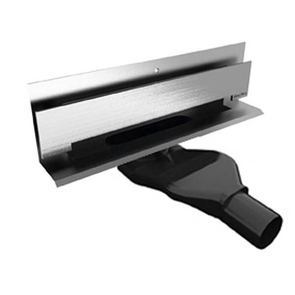 MERT Wand-Duschablauf Edelstahl gebürstet