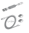 SANIT Y-Stecker mit 2m Kabel