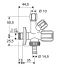 SCHELL 035450699 Kombi-Eckventil COMFORT 1/2