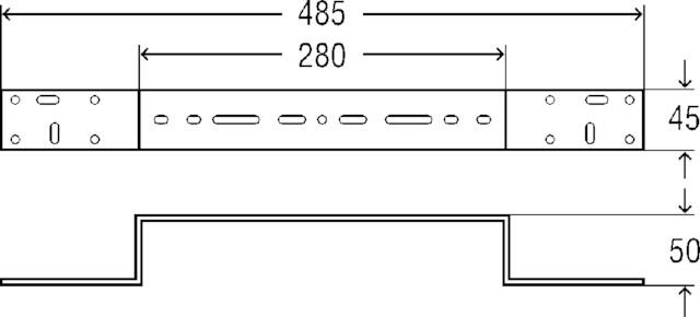 VIEGA Halter für Wandscheibenbefestigung
