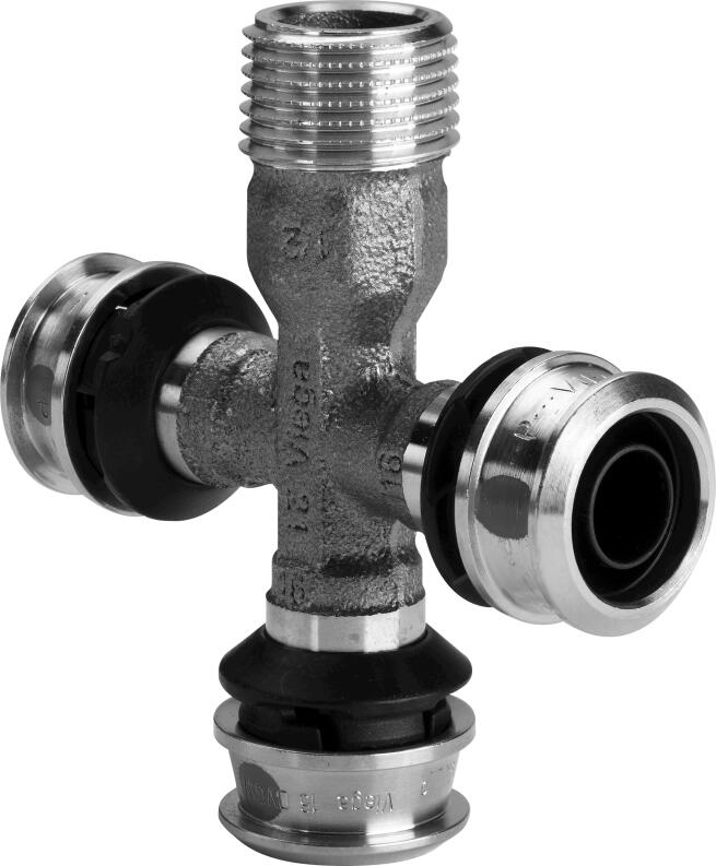VIEGA Viega Kreuzungs-T-Stück mit SC Raxofix