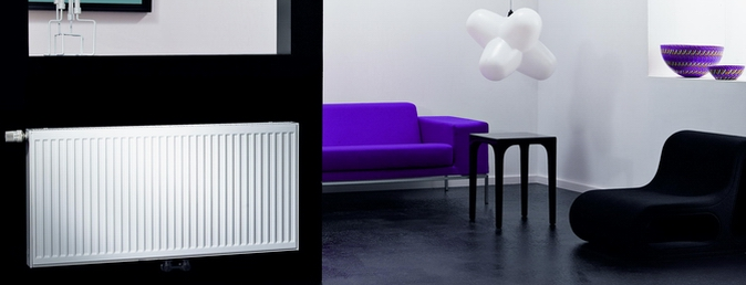 Purmo Plan Ventil Compact M Flex Mittelanschluss Typ 33, Bauhöhe:300mm