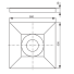 SANIT Duschbord 500x500x35