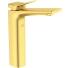 Ideal Standard Check Waschtischarmatur mit verlängertem Sockel ohne Ablaufgarnitur Brushed Gold