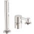 Ideal Standard Joy 3-Loch Wannenrandarmatur (ohne Auslauf) mit ausziehbarer Stabhandbrause und