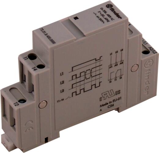 CZF-B Phasenwächter 3 × 400 V + N 1 × NO Konstante Schwelle