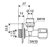 SCHELL Eckregulierventil COMFORT 1/2