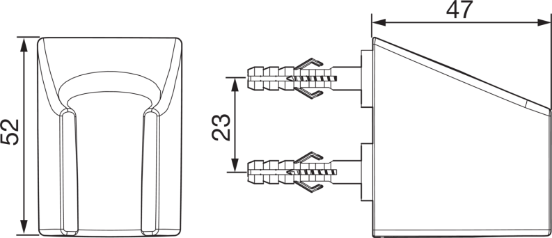 HANSA Wandbrausehalter Hansa 4445