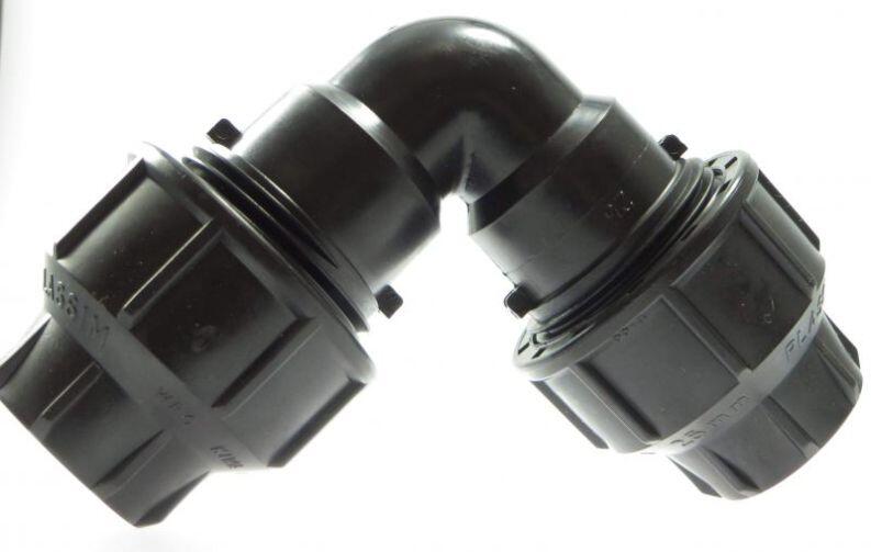 Gebo Plast Winkel 90° für PE-Rohre