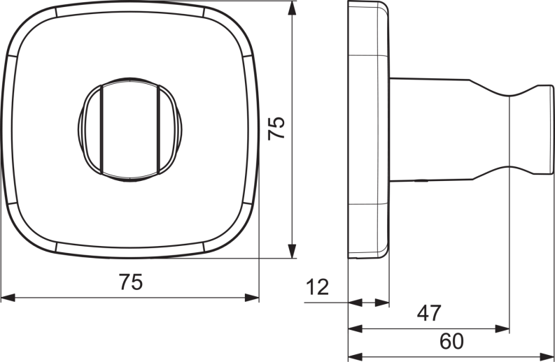 HANSA Wandbrausehalter HANSALIVING