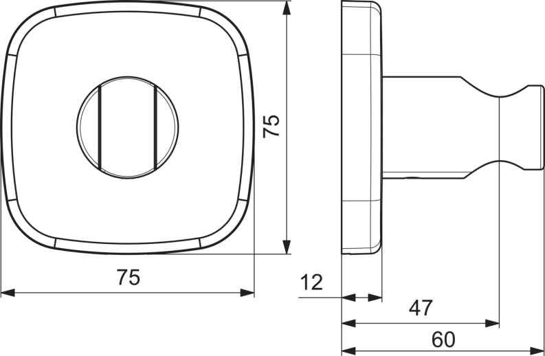 HANSA Wandbrausehalter HANSALIVING