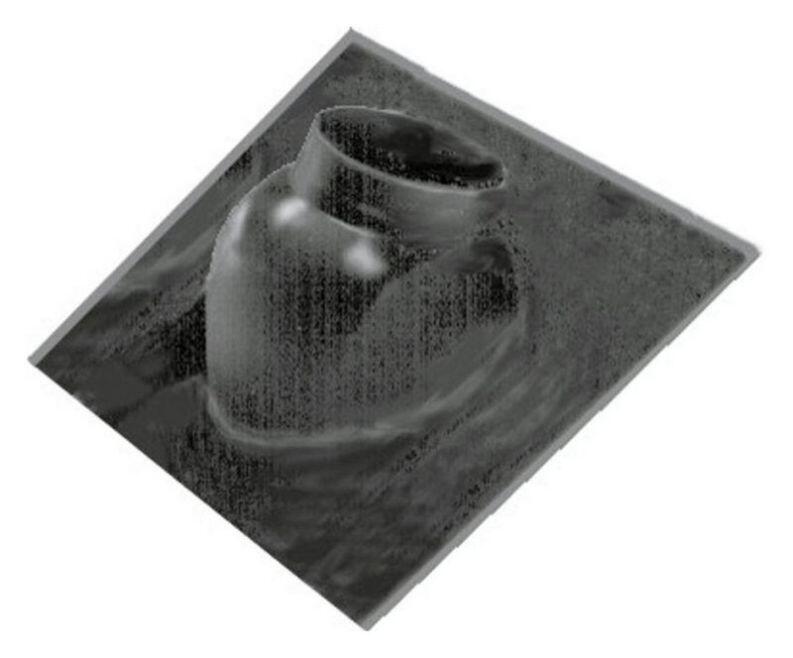 Wolf Dachplatte 500 x 500mm für Schrägdach mit 25° - 45° Neigung mit Adapter