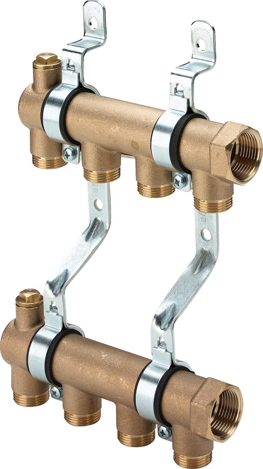 VIEGA Verteiler 4-fach, 1" IG, 180mm, MS